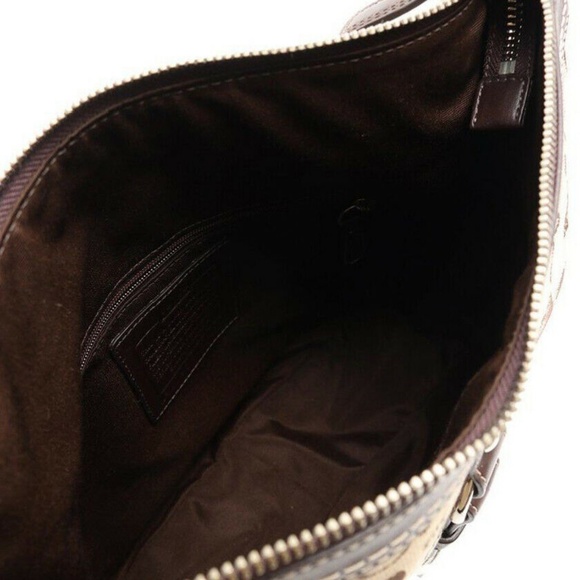 Coach Chelsea Horse & Carriage Brown Shoulder Bag - Picture 5 of 8